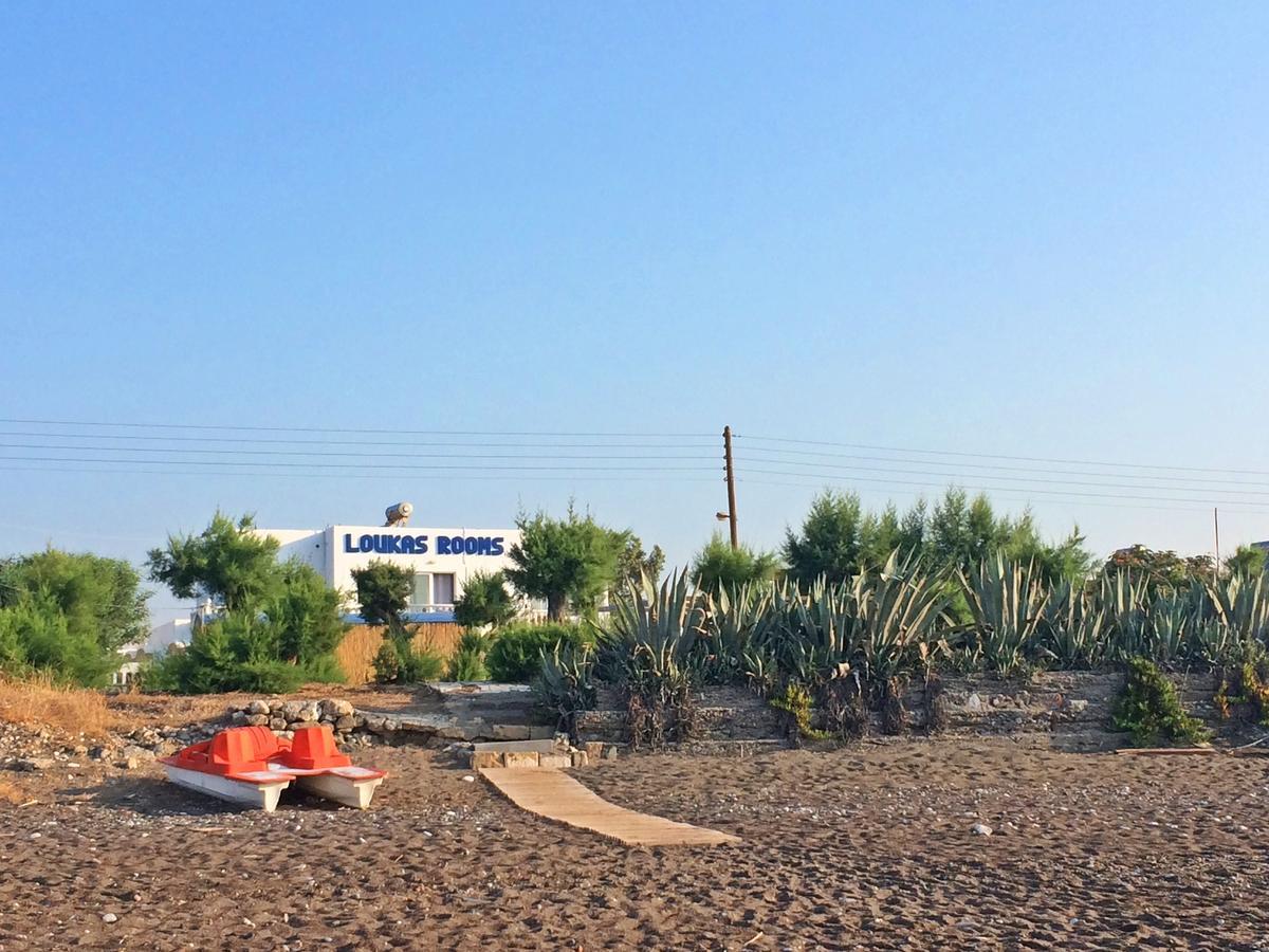 Loukas Beach Rooms Kiotari Exteriör bild
